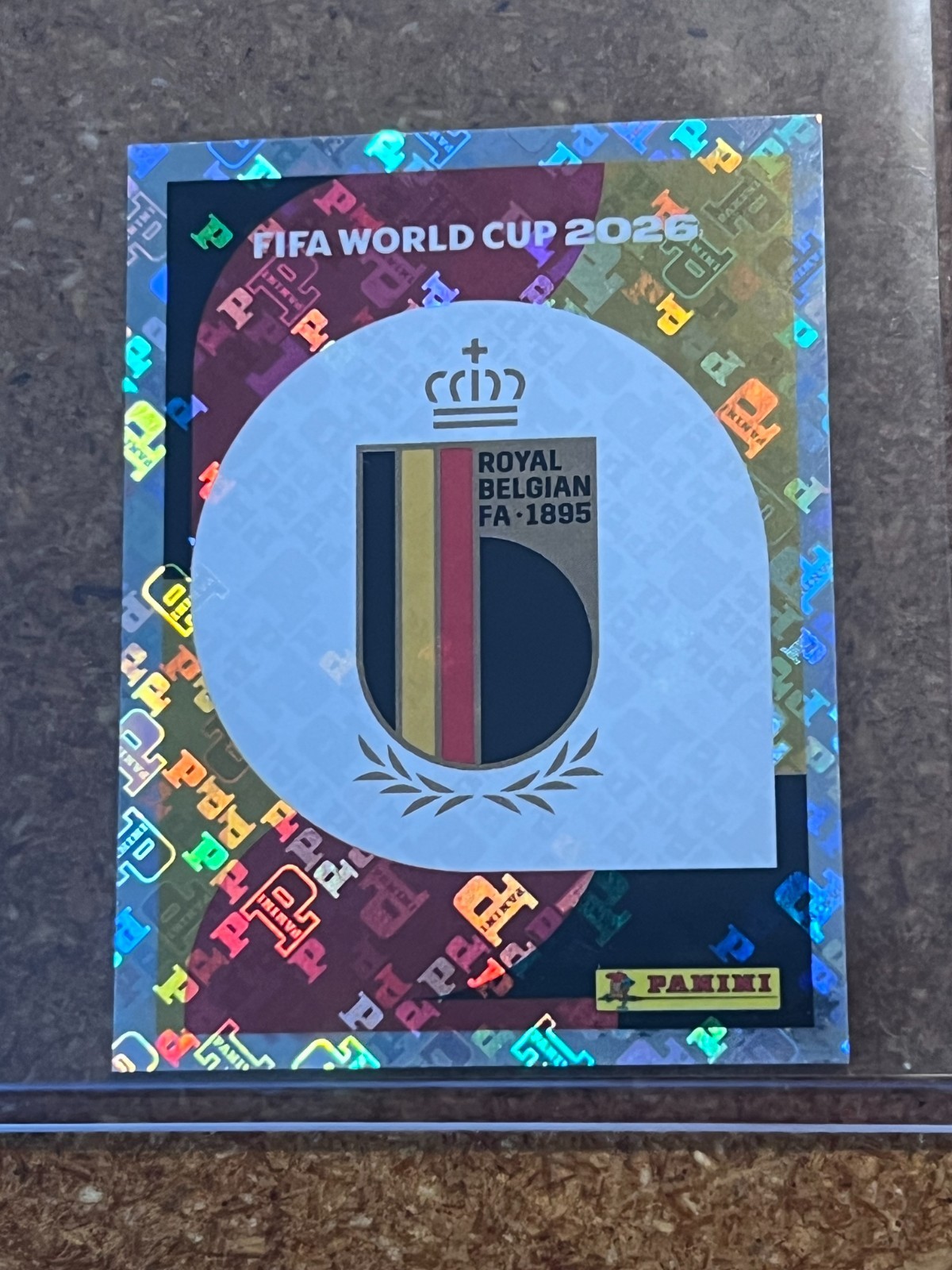 2026 Panini FIFA World Cup Soccer Sticker US Edition # BEL 1 Belgium Foil