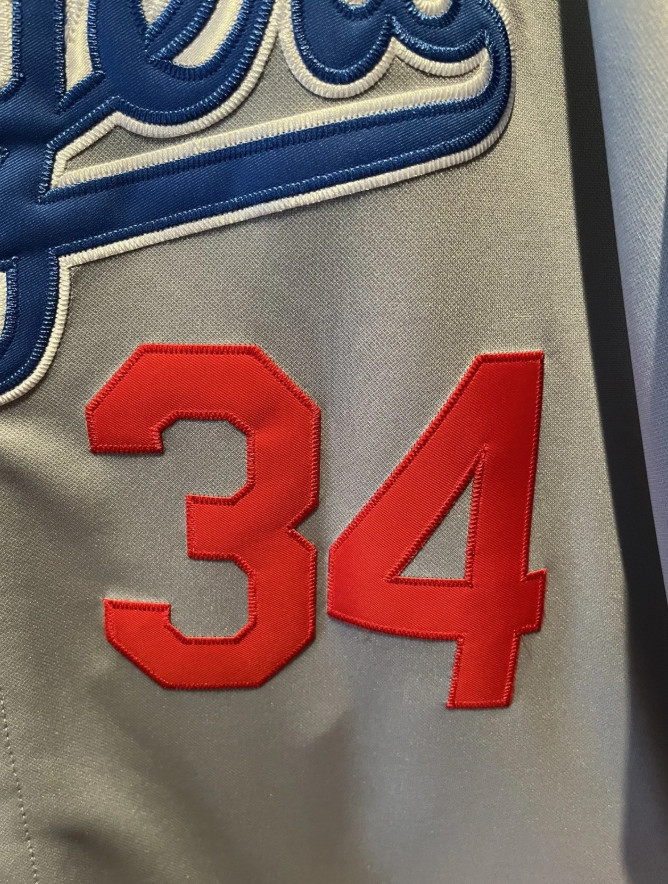 FERNANDO VALENZUELA #34 Los Angeles Dodgers World Series Baseball Jersey-NEW