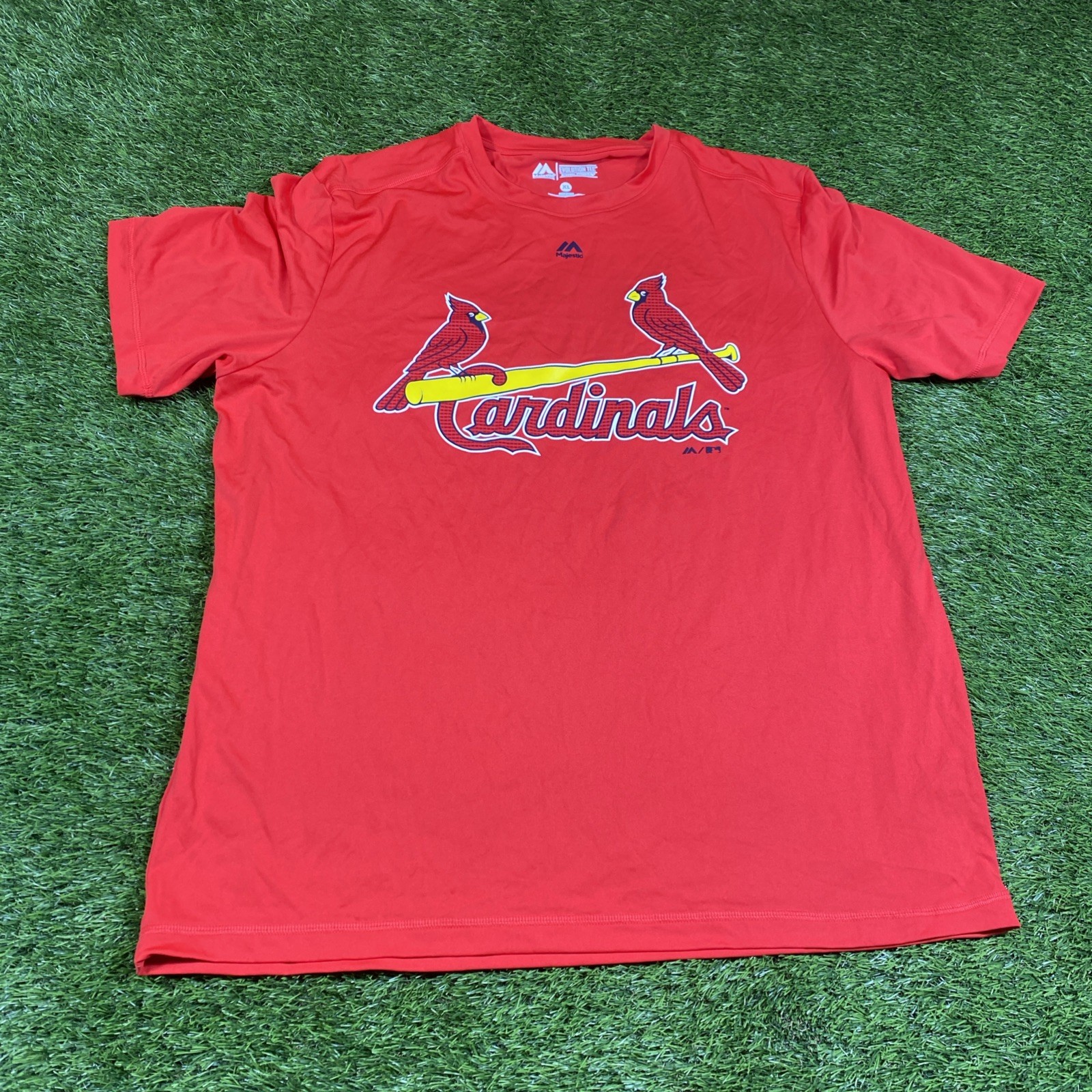 St Louis Cardinals Majestic Cool Base Shirt Mens XL Evolution Tee MLB NWOT