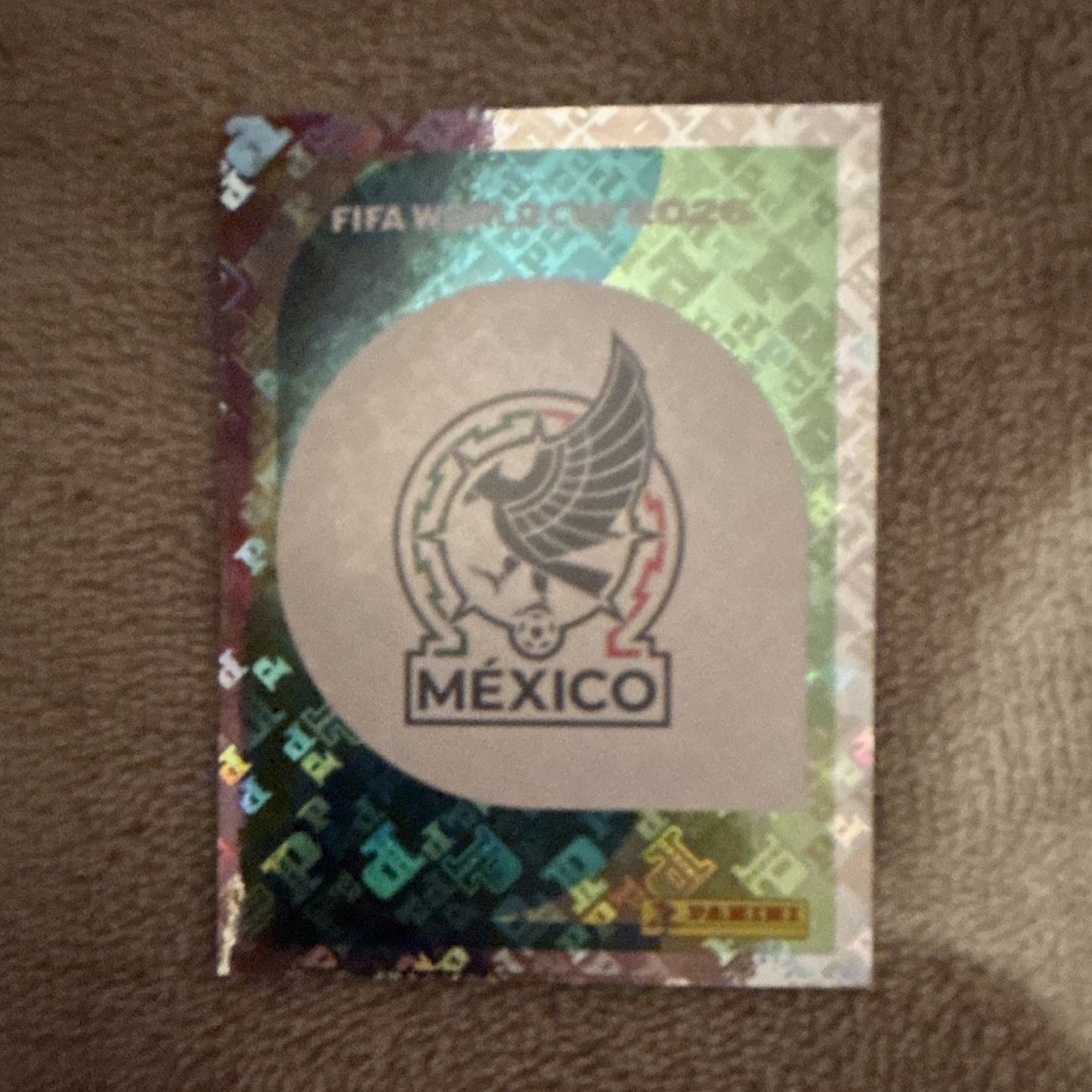 Panini FIFA World Cup 2026 Mexico Team Crest/Logo Sports Sticker MEX 1