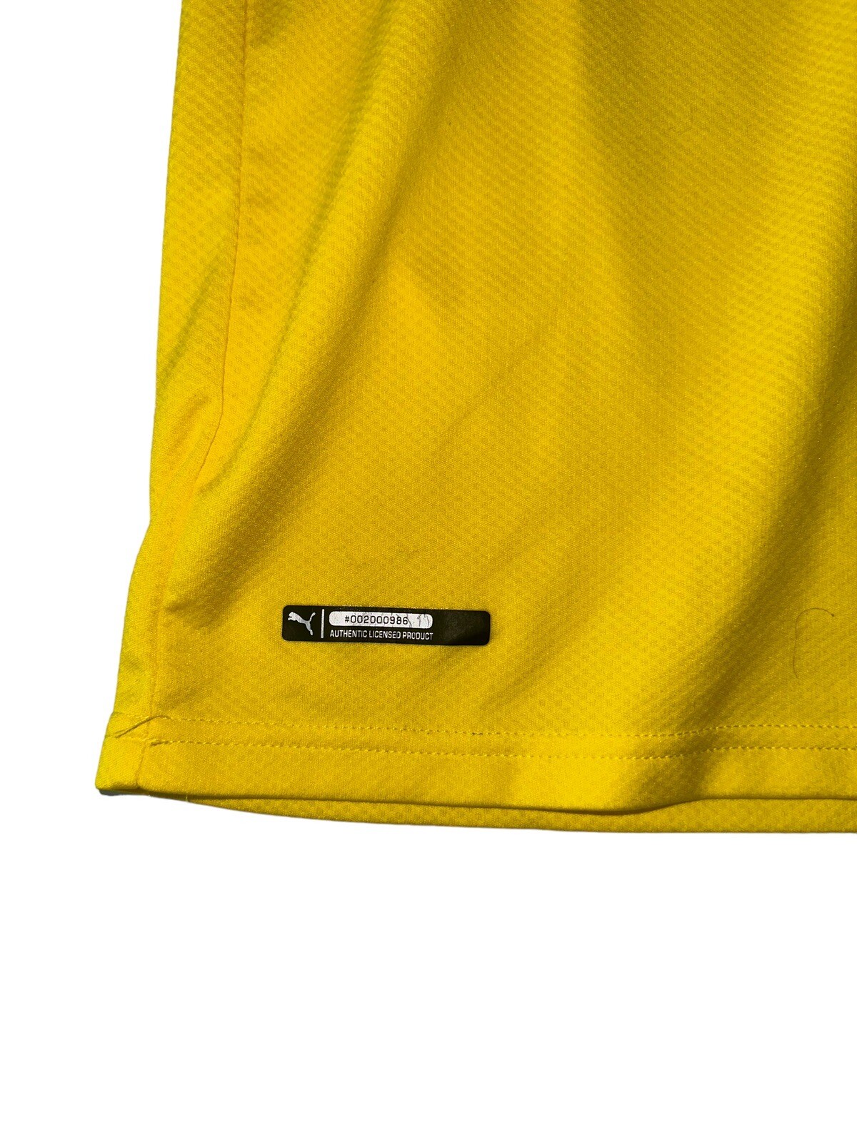 Puma Dortmund Erling Haaland #17 Home Yellow Jersey Size Small