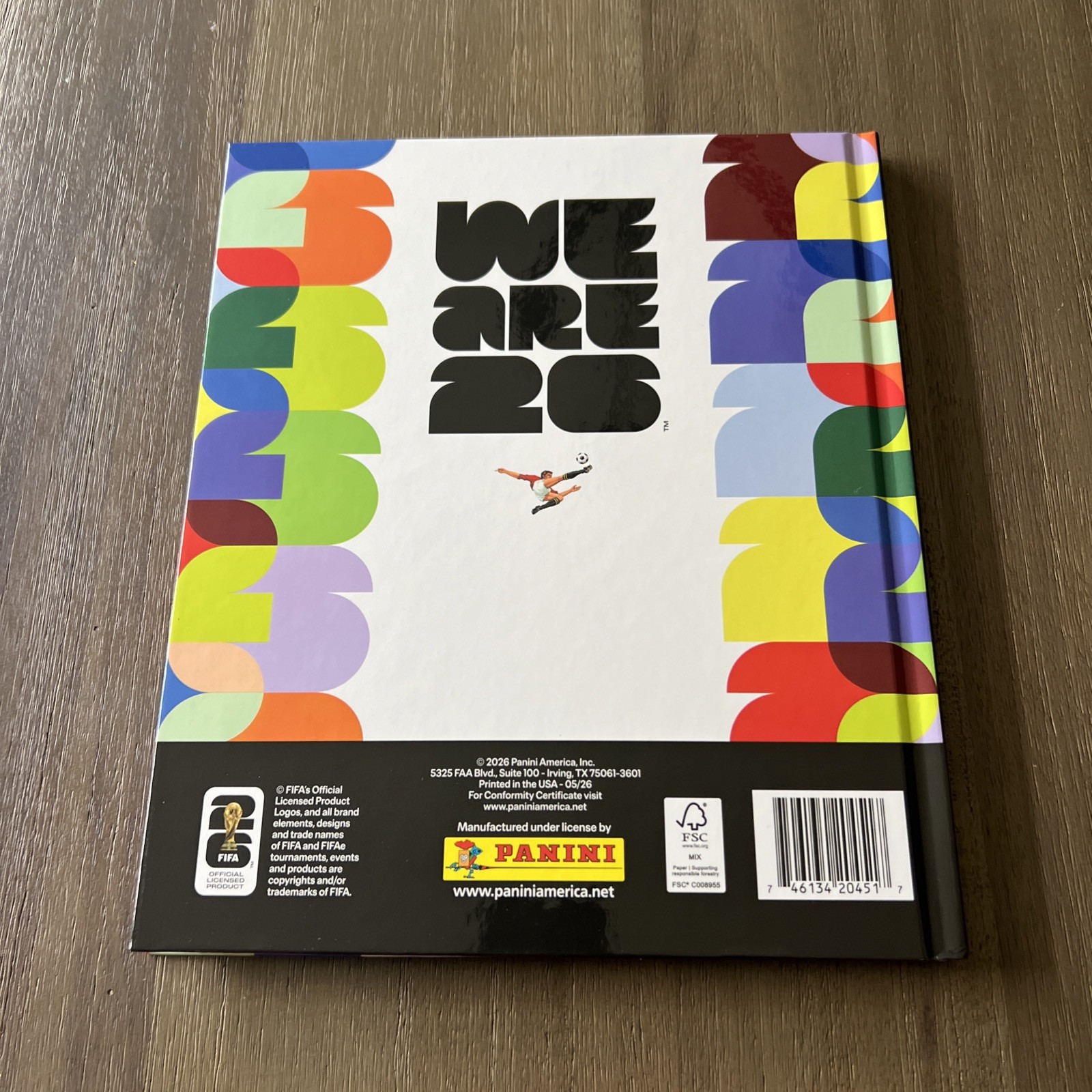 2026 Panini World Cup Soccer Sticker Collection Hard Cover Album – Sticker Book