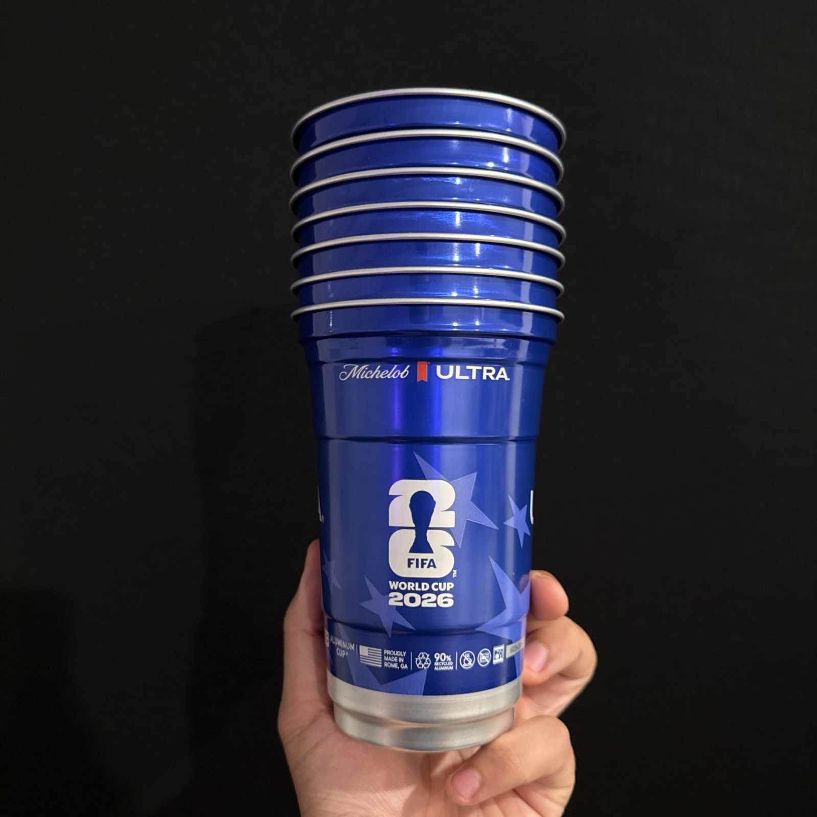 DALLAS ⭐️ FIFA World Cup 2026 Michelob Ultra 1 Aluminum Cup