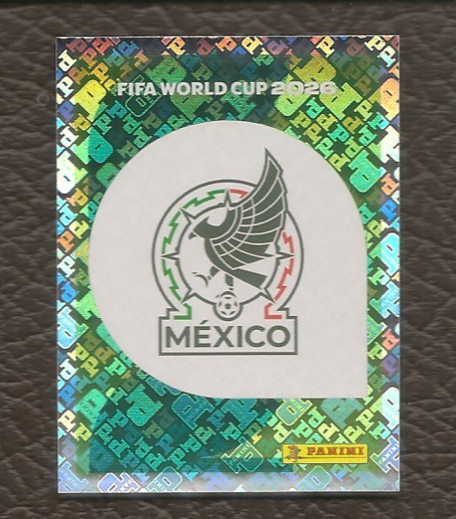 2026 Panini FIFA World Cup Mexico Team Hologram Logo Sticker MEX 1