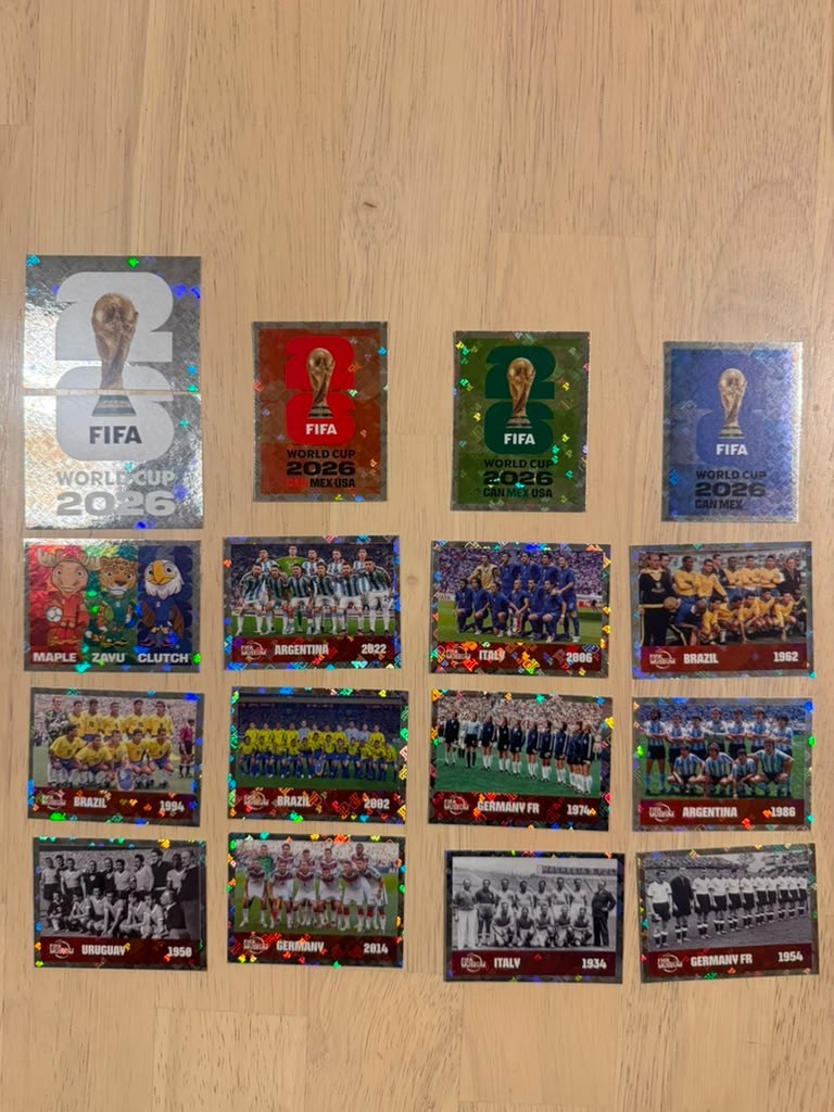 2026 Panini FIFA World Cup Stickers US Edition #00-#FWC19 – Pick Your Stickers