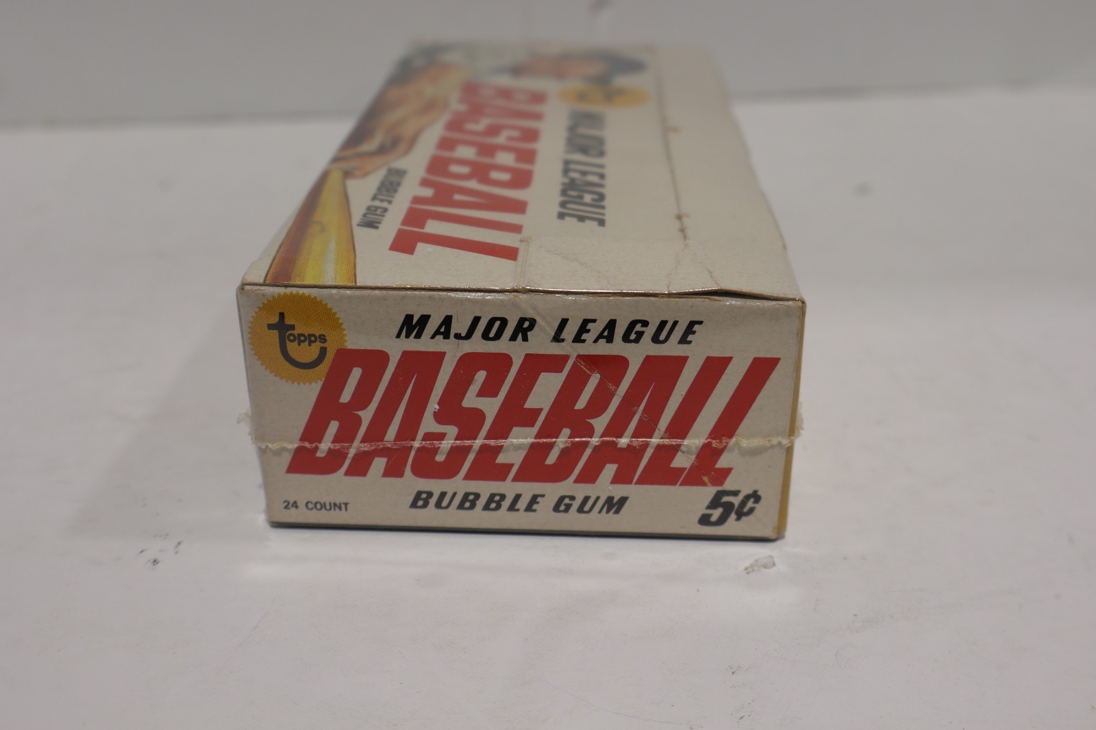 1967 TOPPS BASEBALL WAX PACK BOX empty RARE Version Mantle CLEAN CERTIFIED