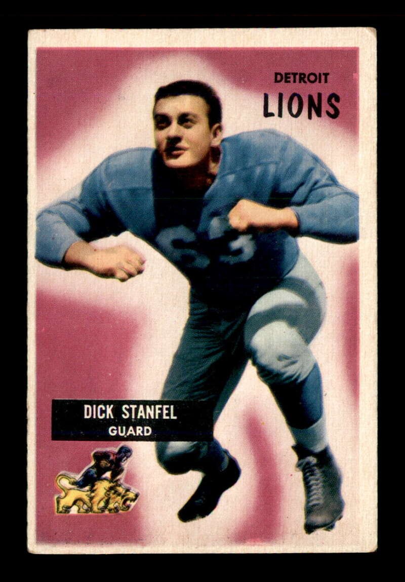 1955 Bowman #36 Dick Stanfel RC VGEX X2892644