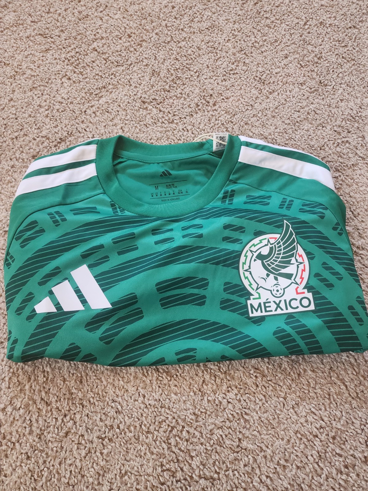 adidas Men’s Mexico Jersey size M fmf h jsy fan made in Honduras