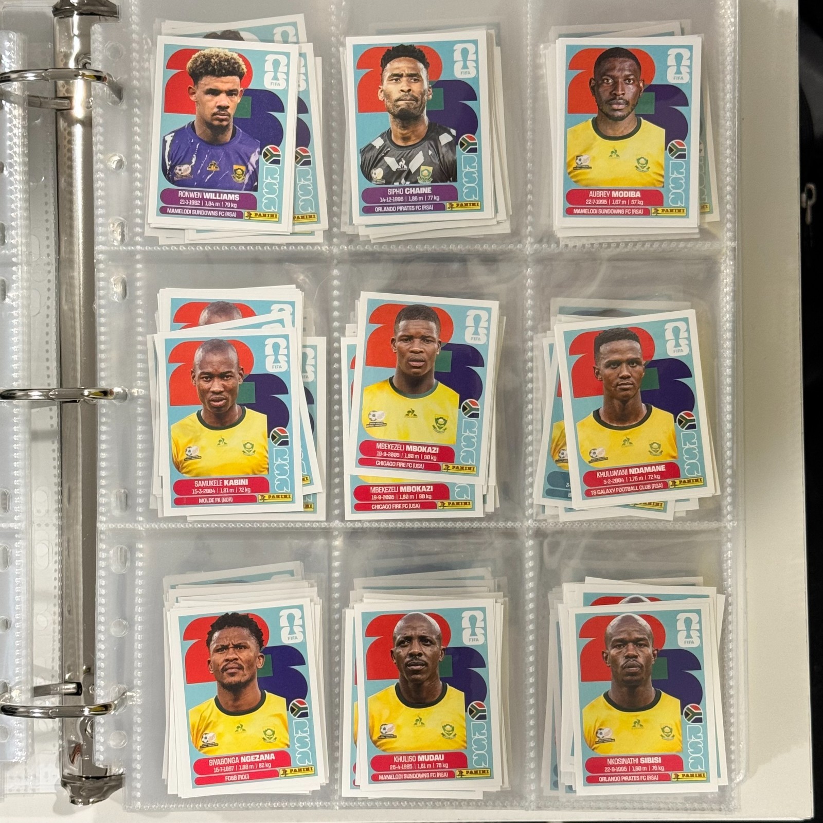 2026 Panini FIFA World Cup Sticker Collection Complete Lot Builder FWC Group A-C