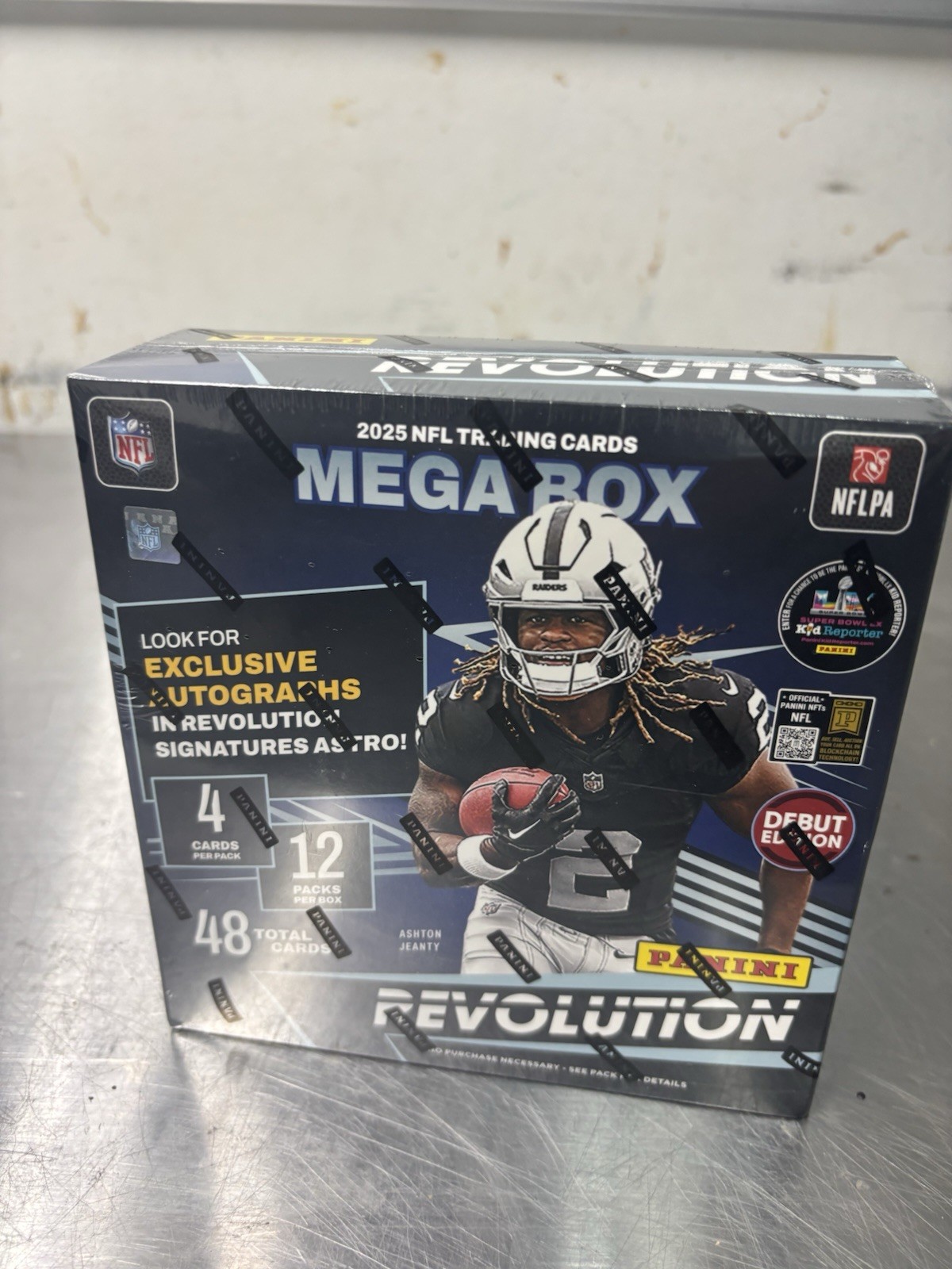 2025 Panini Revolution Football NFL Trading Cards Mega Box… FACTORY SEALED!!!