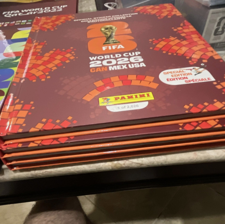 2PCS Panini FIFA World Cup USA＋Canada Hard Cover Album 1 of 2026 Special