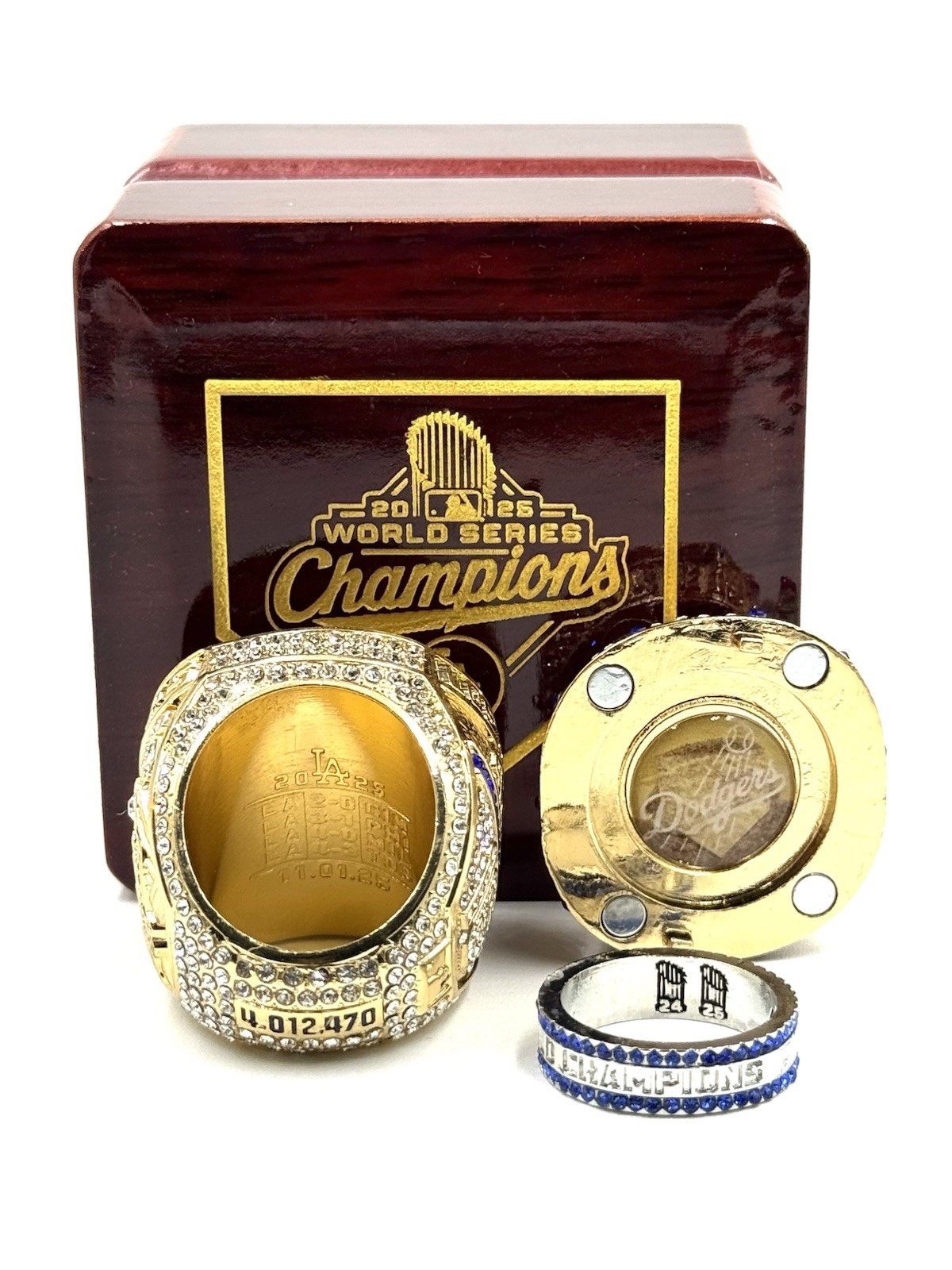 NEW 2025 LOS ANGELES LA DODGERS WORLD SERIES CHAMPIONSHIP RING CLAYTON KERSHAW