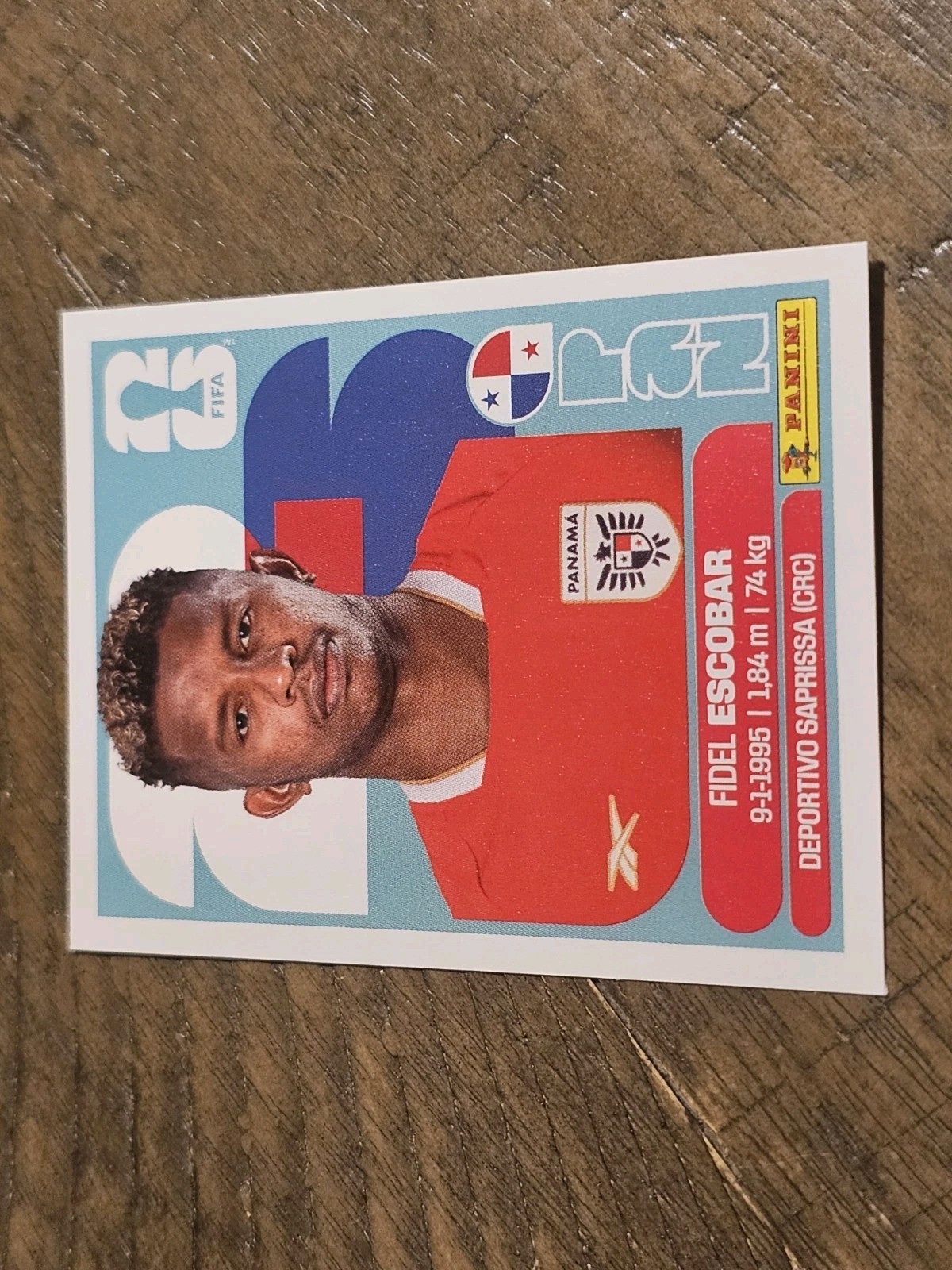2026 Panini Fifa World Cup Sticker #PAN 4 Fidel Escobar
