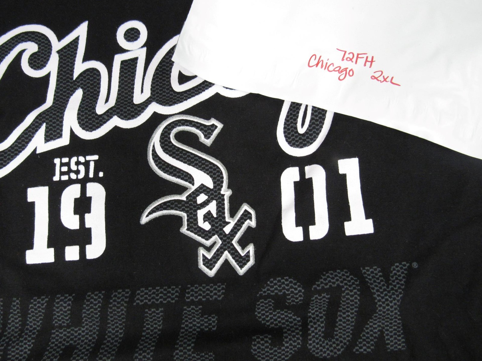 New Chicago White Sox Mens Big & Tall Sizes Majestic Black Tank Top Muscle Shirt