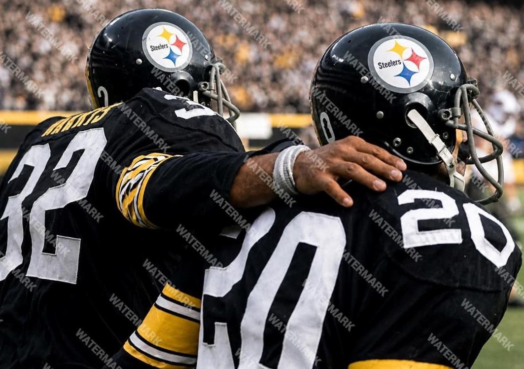 HJ55 Franco Harris – Rocky Bleier PITTSBURGH STEELE 8×10 11×14 16×20 24×36 Photo