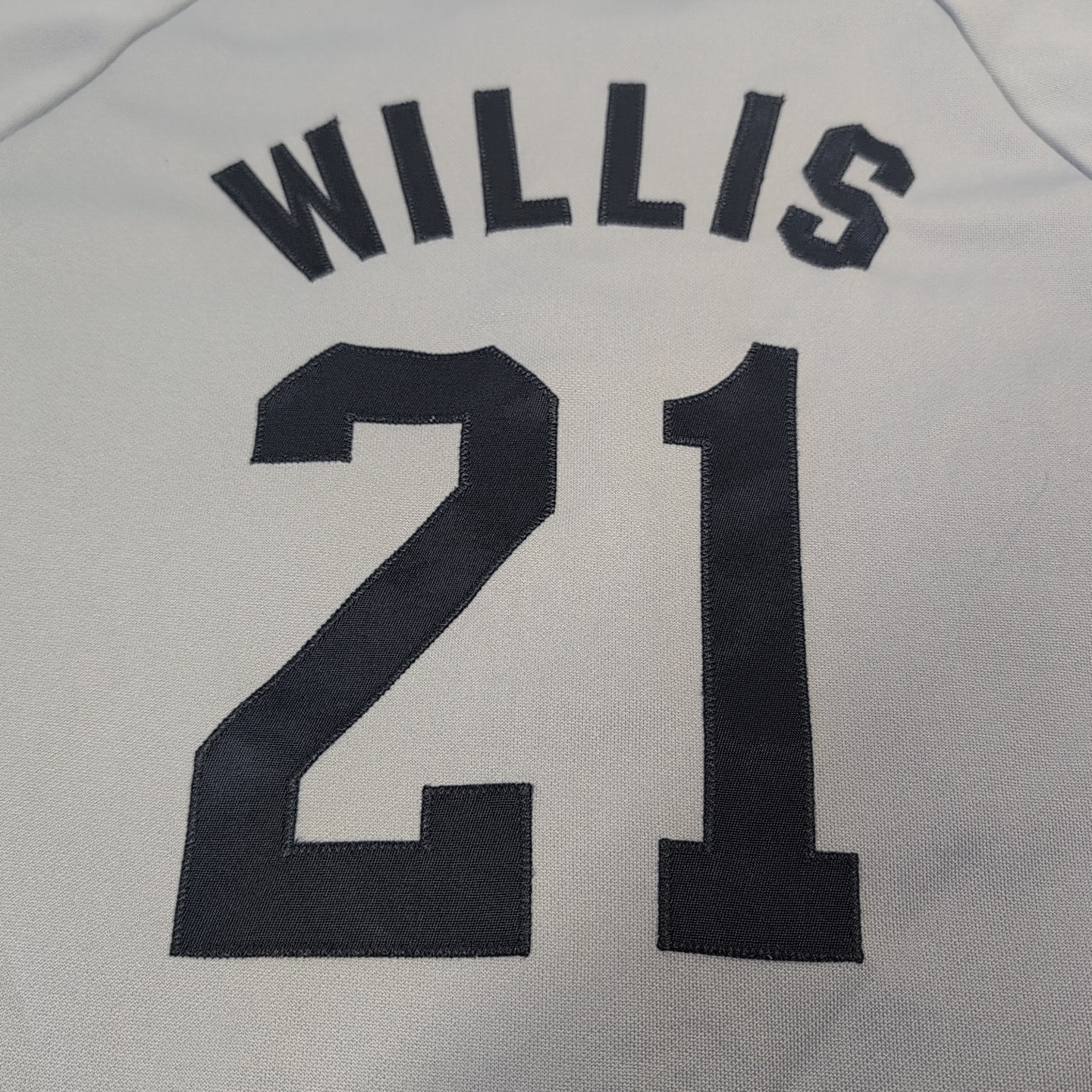 VTG Dontrelle Willis Detroit Tigers MLB Majestic Stitched Jersey Youth L US Made