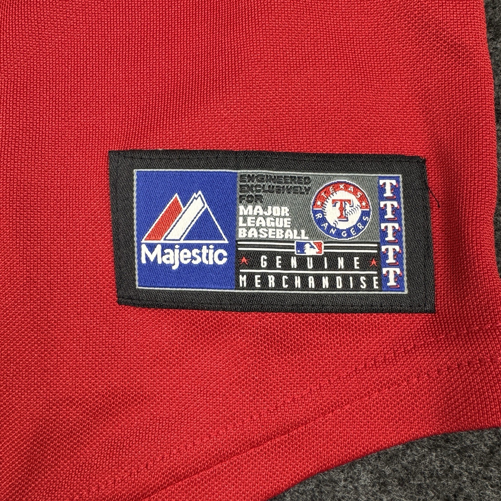 Youth Kids Texas Rangers Jersey Majestic Medium 5/6 Red Baseball MLB New W/ Tags