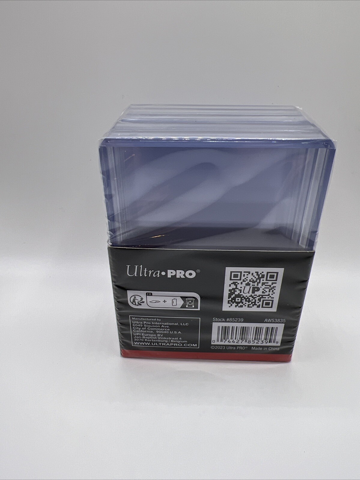 Ultra Pro 3X4 Super Thick Toploaders 1 Pack of 5 for up to 360pt Cards