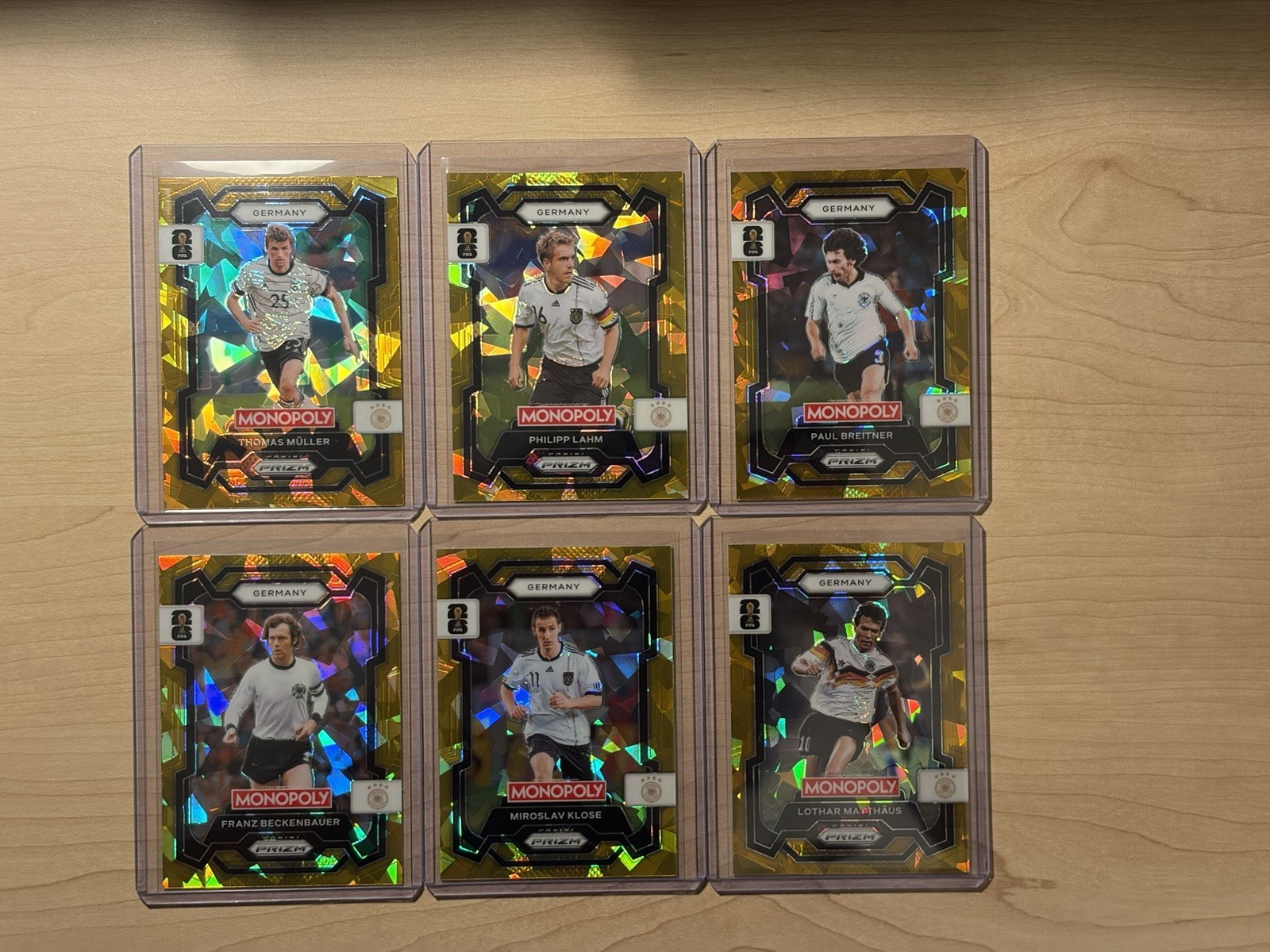 2026 Panini Prizm Monopoly FIFA World Cup Cards Pick Your Card GOLD CRACKED ICE