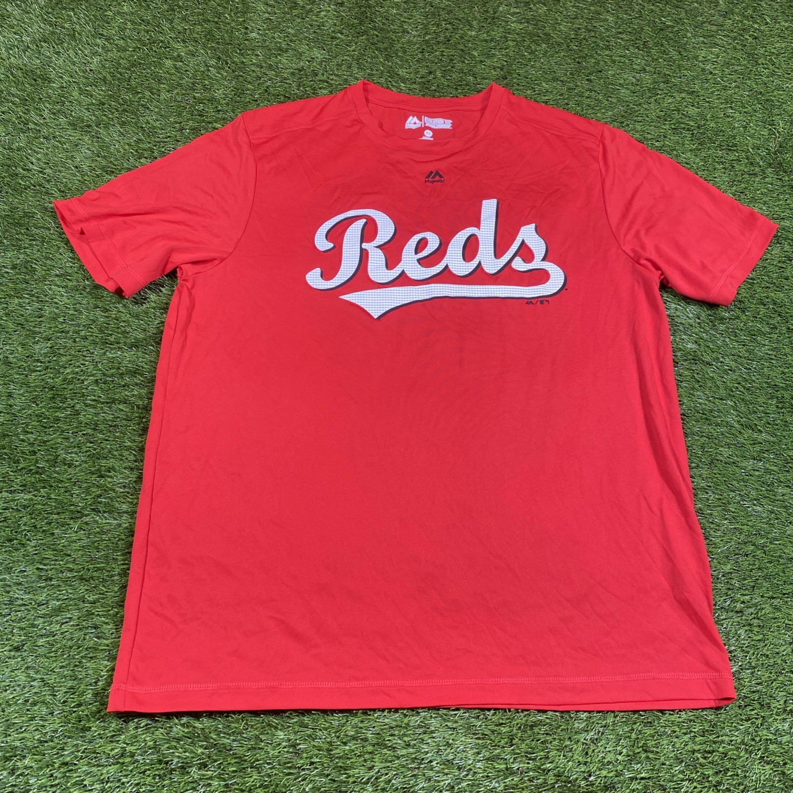 Cincinnati Reds Majestic Cool Base Shirt Mens XL Evolution Tee MLB NWOT
