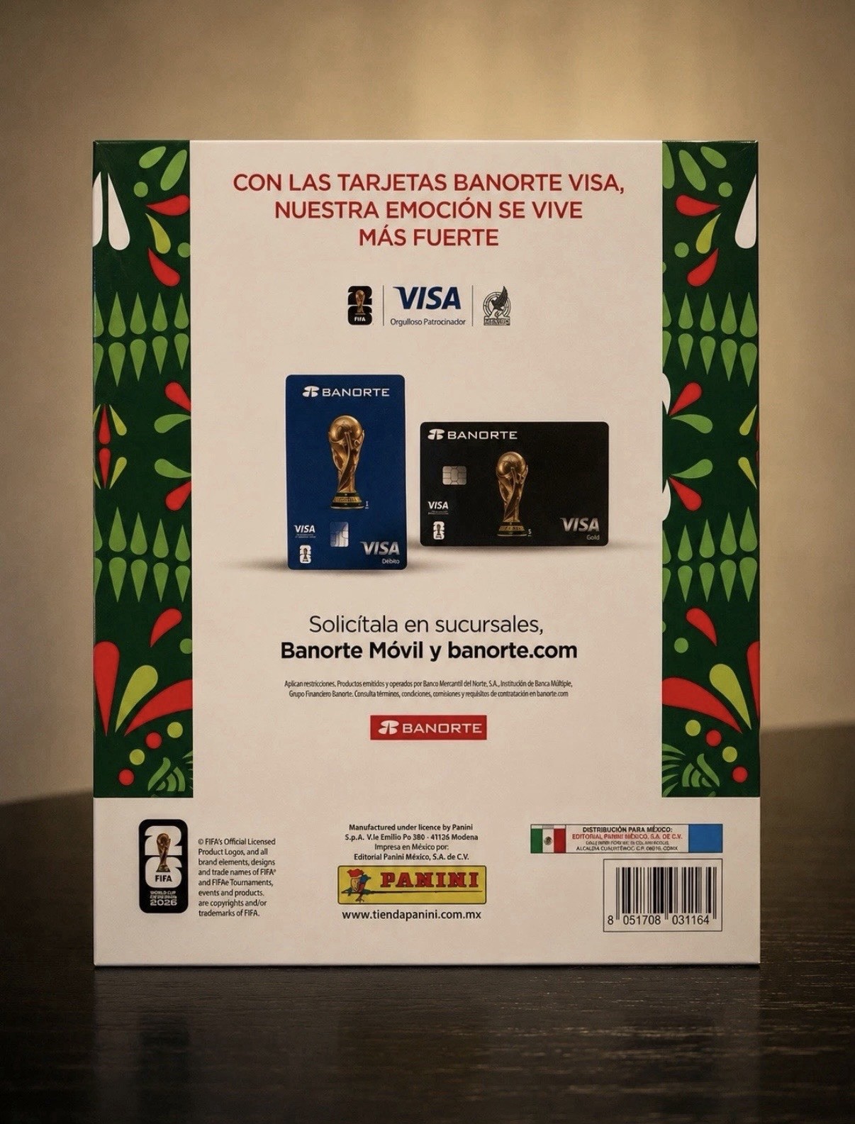 RARE Panini FIFA World Cup 2026 Mexico Hardcover Album + 2 Bonus Packs Sealed