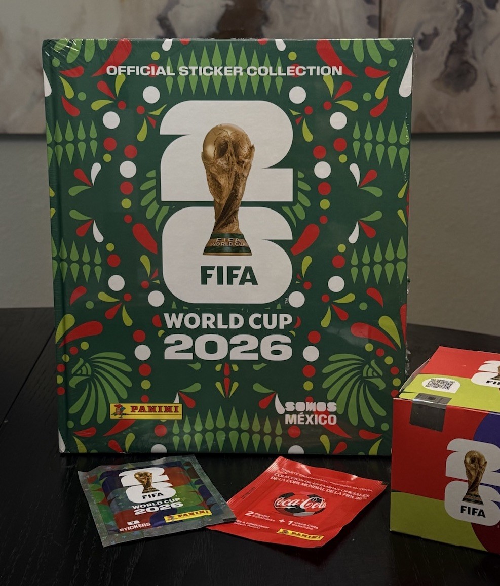 RARE Panini FIFA World Cup 2026 Mexico Hardcover Album + 2 Bonus Packs Sealed