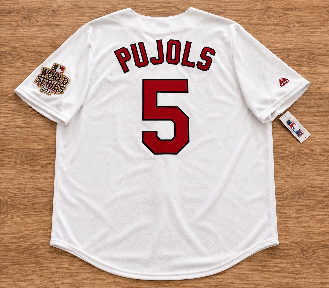 Albert Pujols St. Louis Cardinals 2011 World Series Home Jersey Men’s