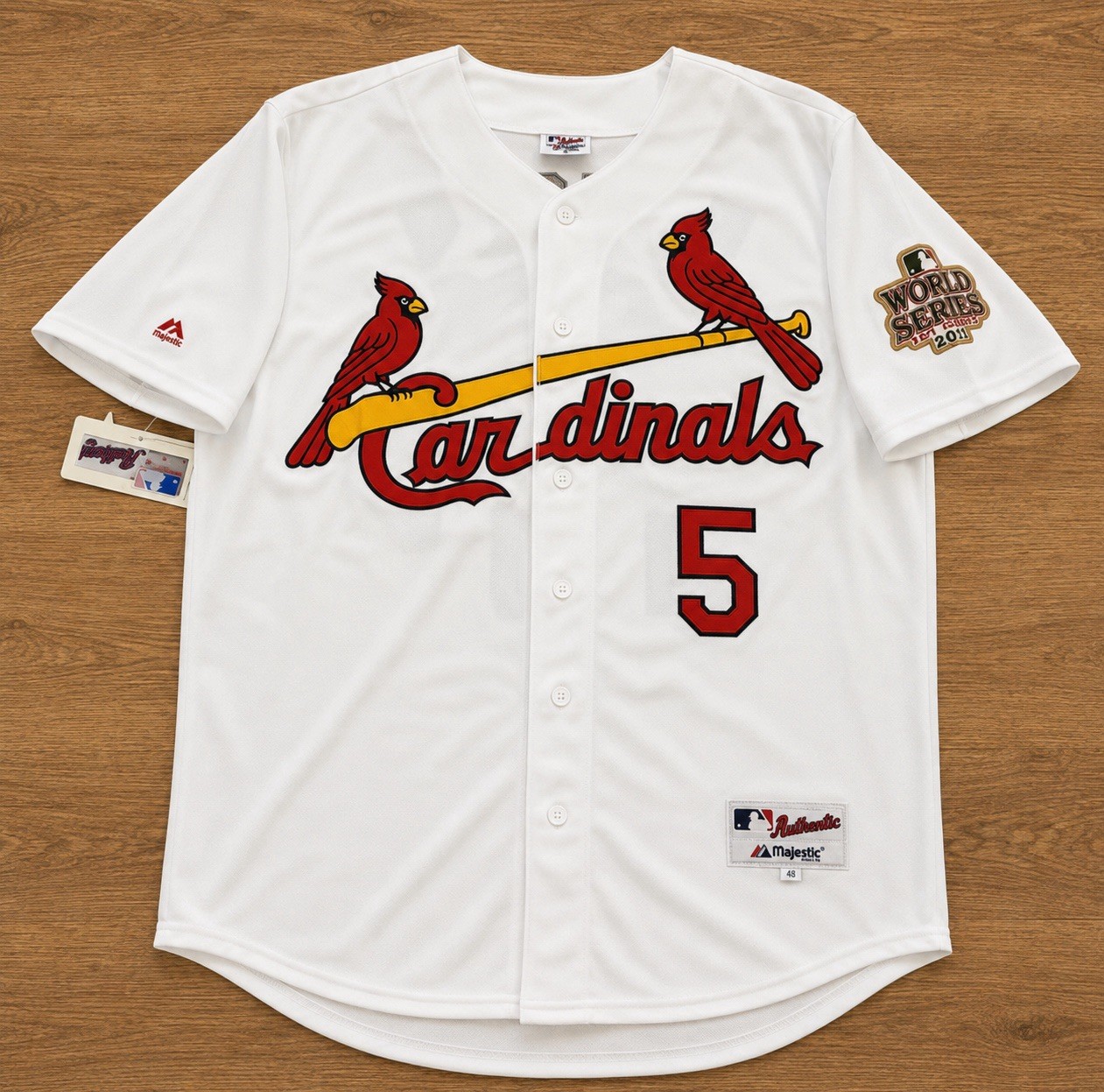 Albert Pujols St. Louis Cardinals 2011 World Series Home Jersey Men’s