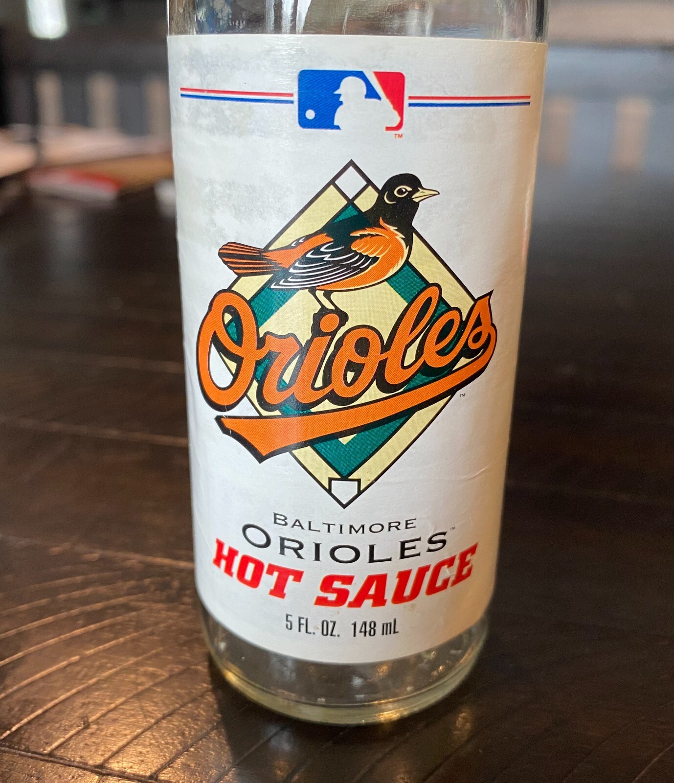 Vintage Baltimore Orioles Collectible Hot Sauce Empty Bottle – MLB Licensed