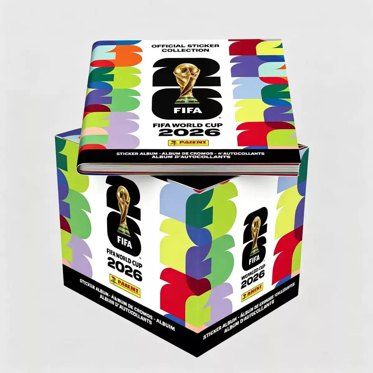 PRESALE Panini FIFA World Cup 2026 Stickers – Hardcover Album + 50 packet BOX