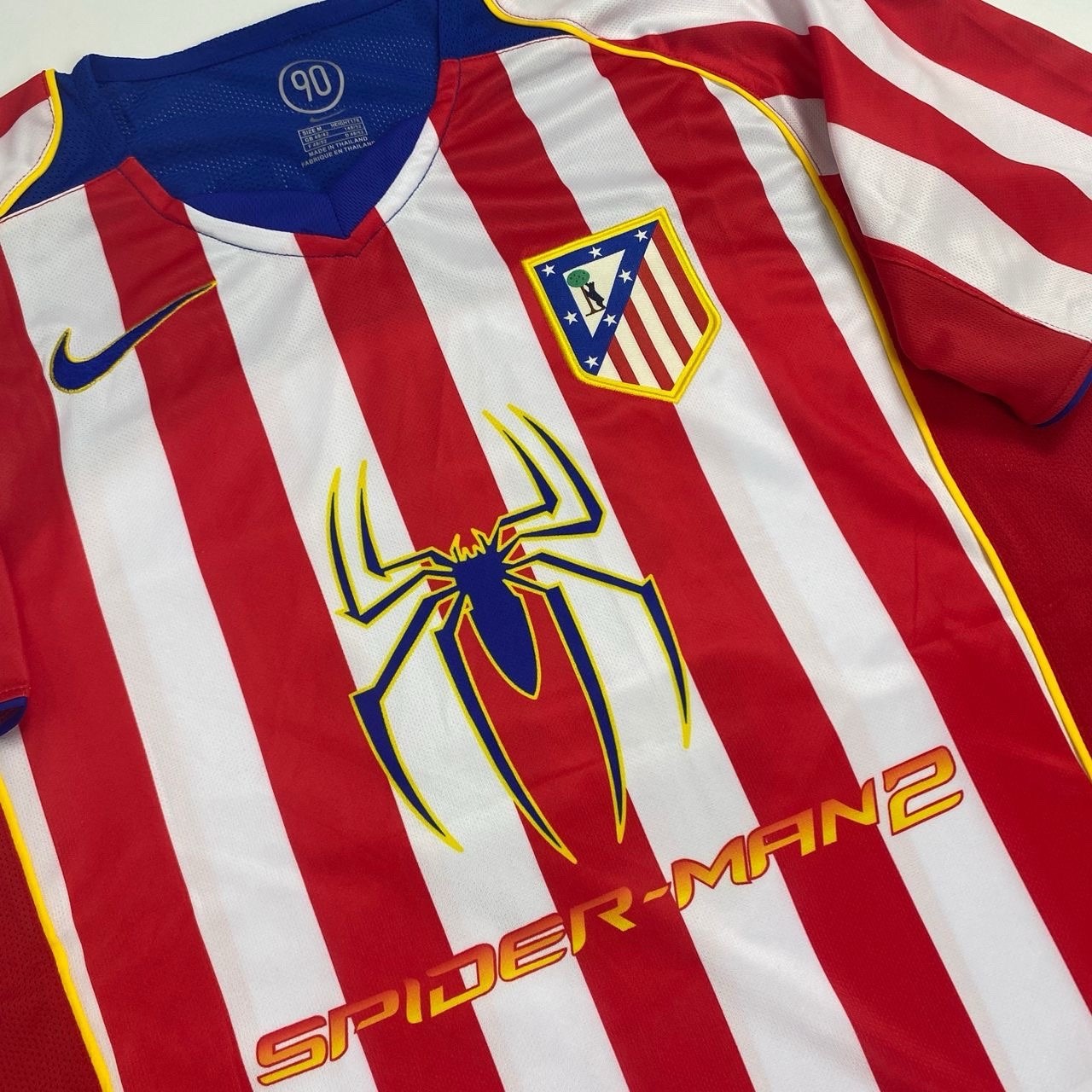 2005 Athletico Home Retro Jersey Torres #9 Vintage Short Sleeve Iconic Red Blue