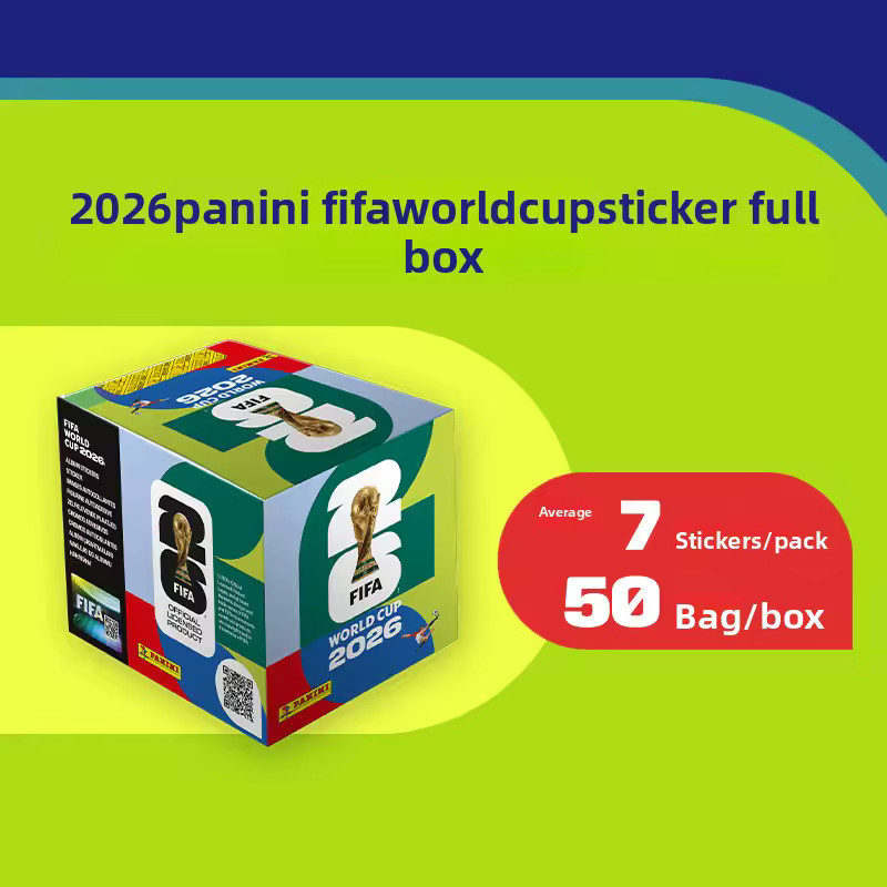 FIFA WORLD CUP 2026™ Official Sticker Collection – Box of 50 Packets