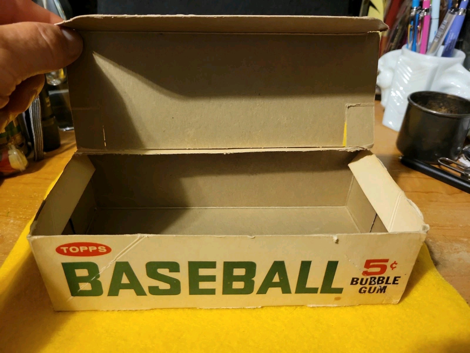 1964 TOPPS BASEBALL EMPTY WAX PACK DISPLAY BOX (Box Only) Rare