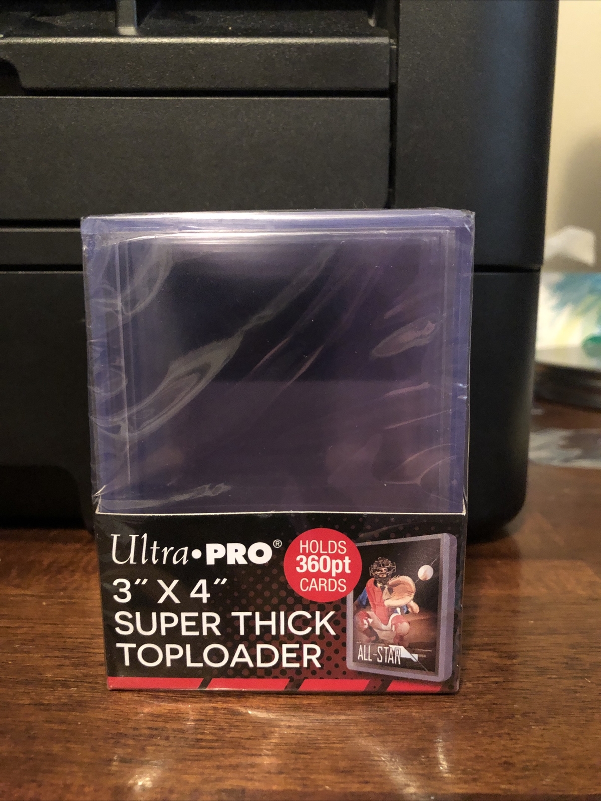Ultra Pro 3X4 Super Thick Toploaders 1 Pack of 5 for up to 360pt Cards