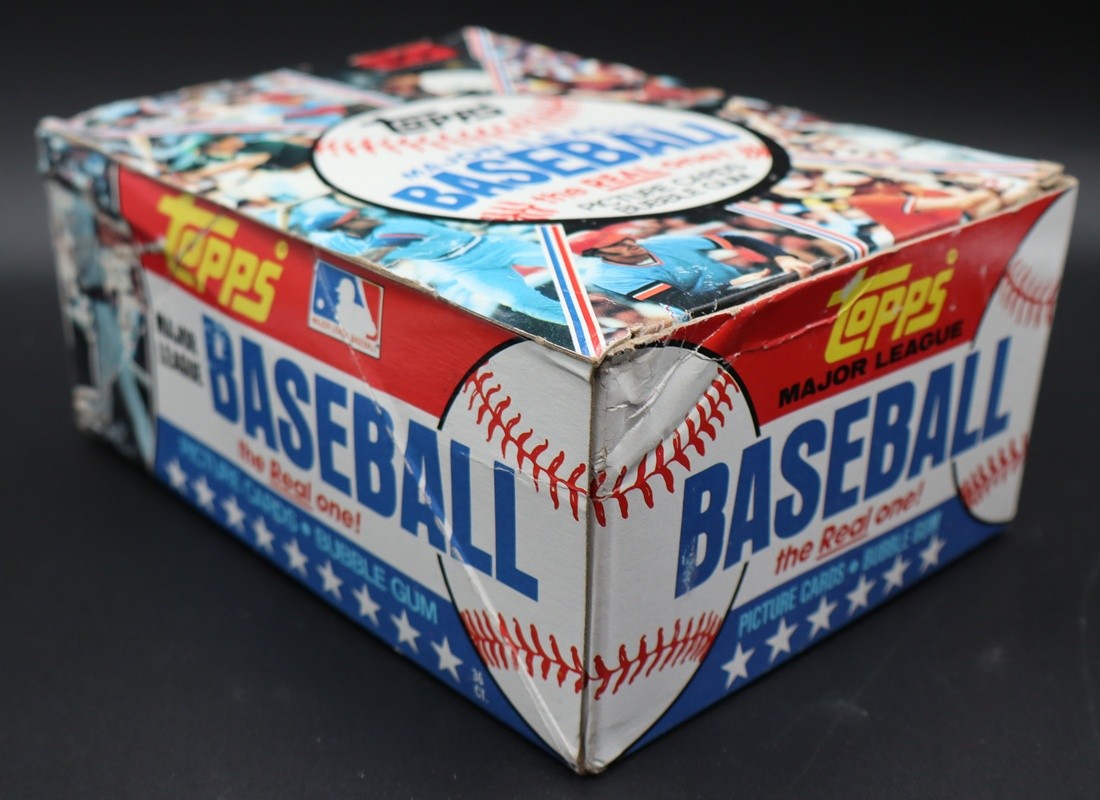 1981 Topps Baseball Wax Empty Display Box