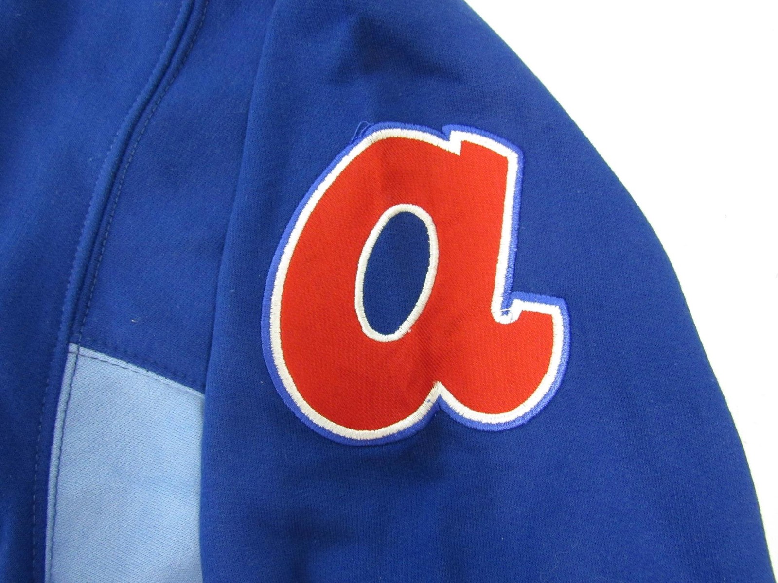 New Atlanta Braves Mens Sized 4XL-Tall Majestic Blue Hoodie