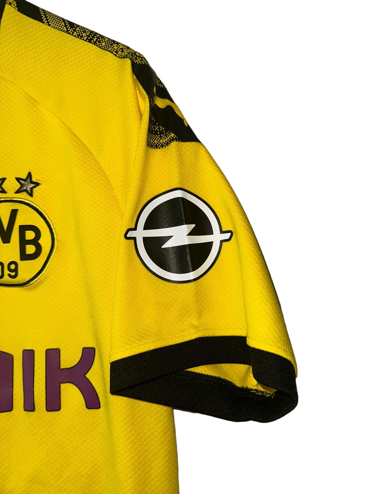 Puma Dortmund Erling Haaland #17 Home Yellow Jersey Size Small