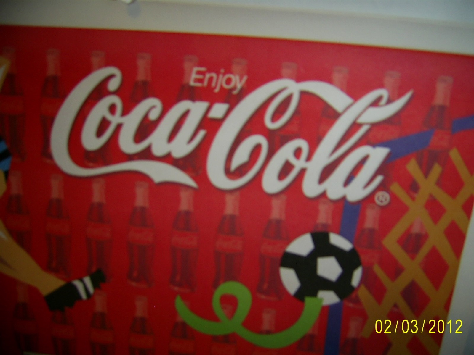 Coca Cola Paper Tray Liners from 1994 World Cup in Dallas, 20 pcs