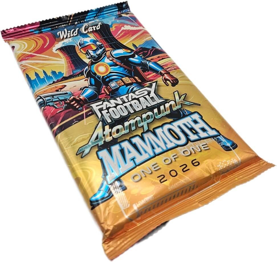 2026 Wild Card Fantasy Atompunk Mammoth 1/1 Football Pack – Factory Sealed