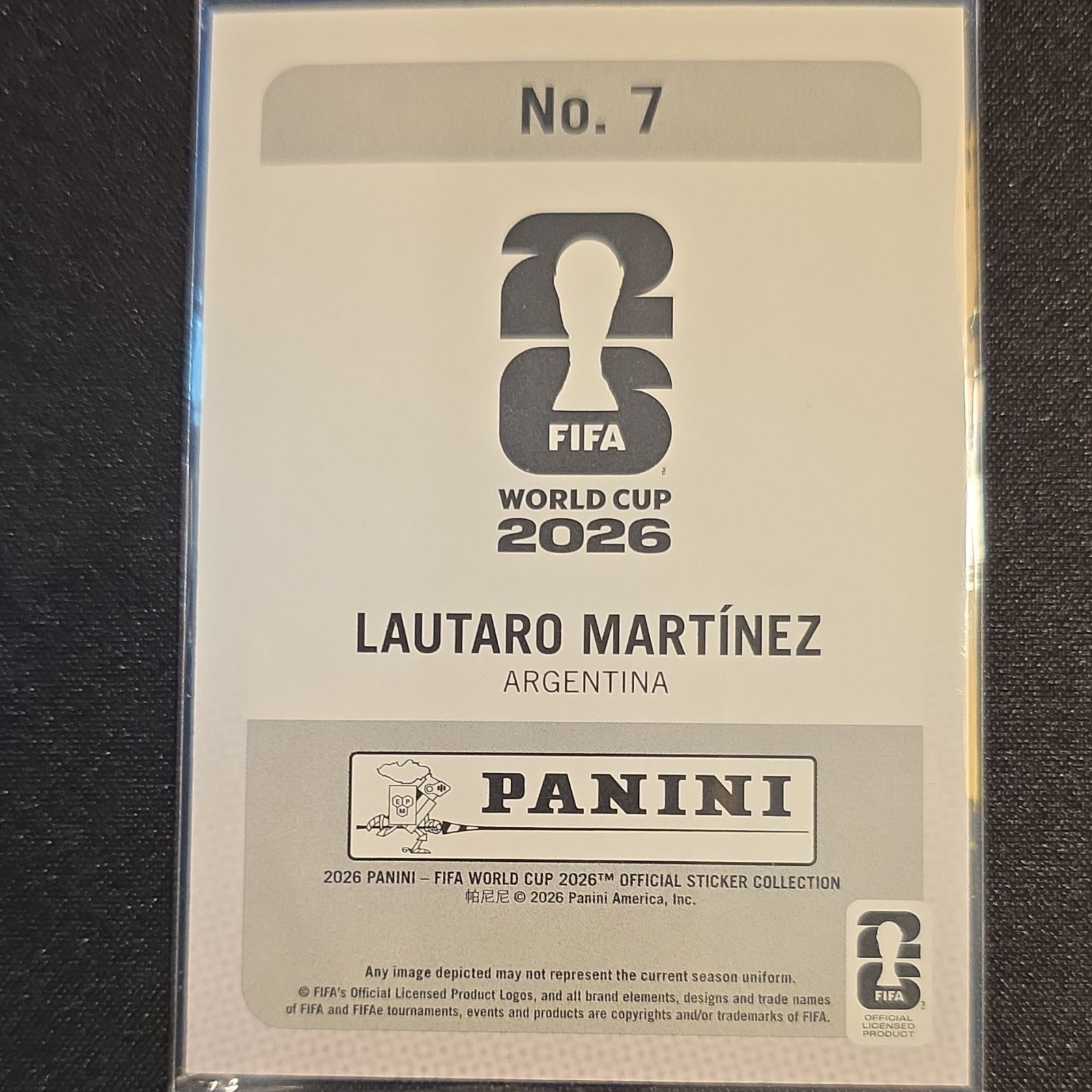 Panini FIFA World Cup 2026 Hologram Stickers, Coca-Cola Stickers, Trading Cards