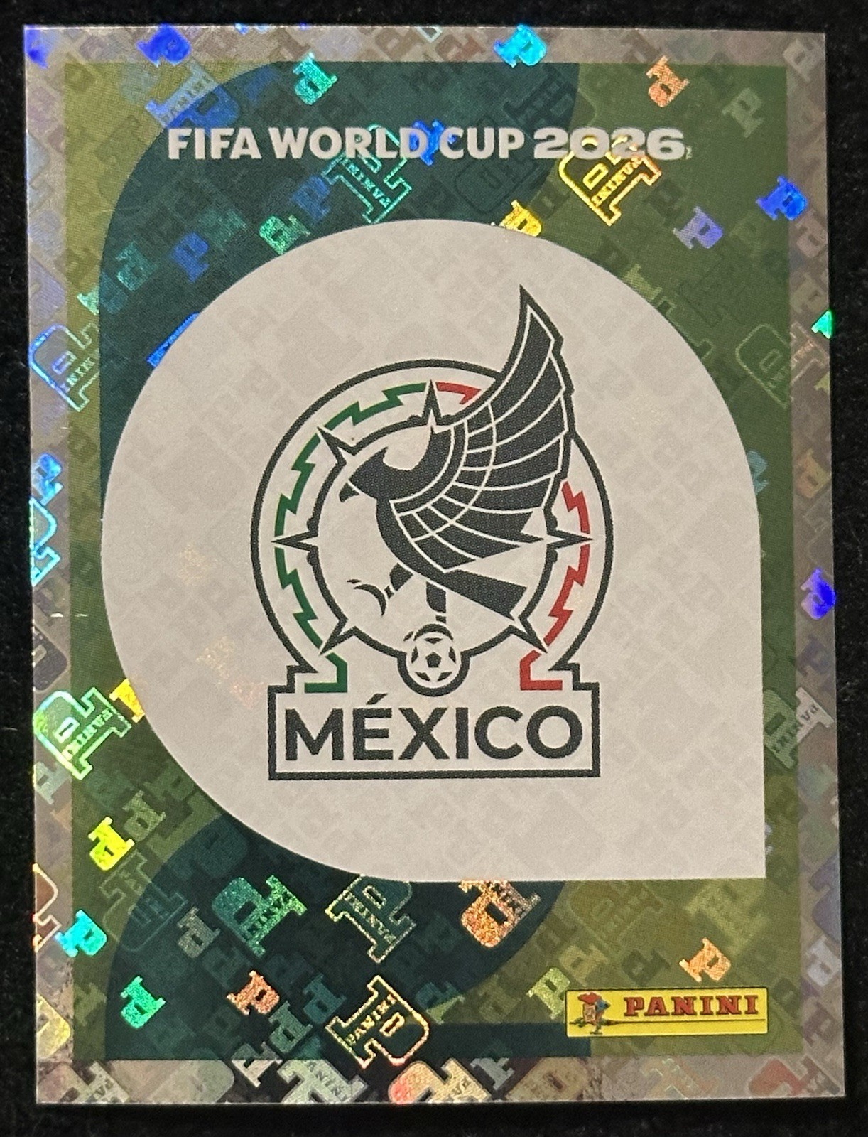 Panini FIFA World Cup 2026 Sticker Mexico Team Crest Badge Logo MEX 1