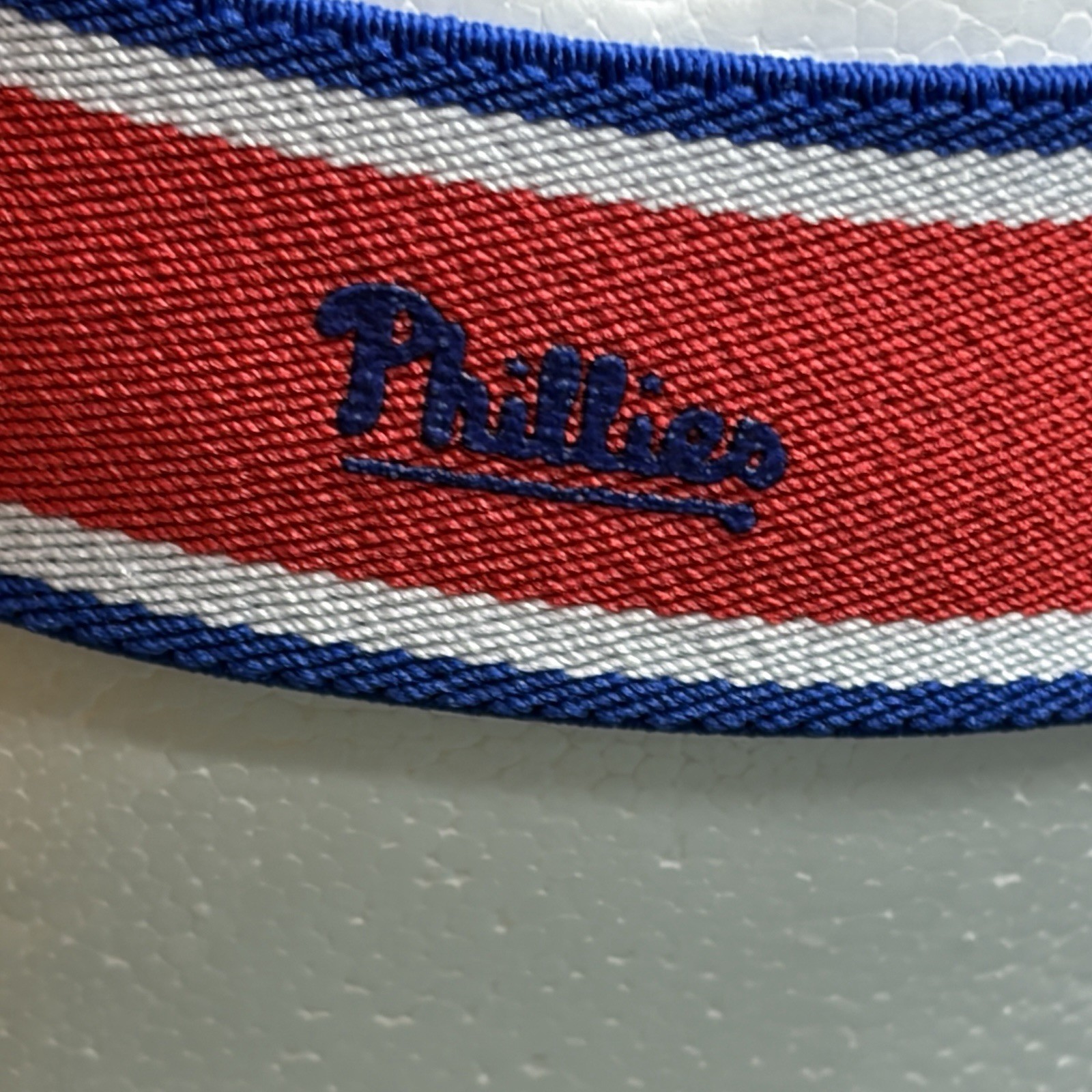 New Era MLB Philadelphia Phillies Baseball Golf Visor Unisex Adult Blue Elastic