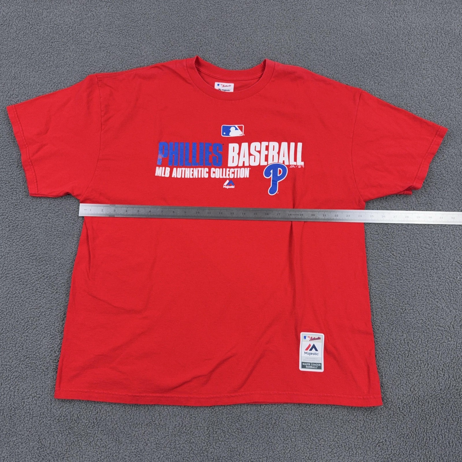 Philadelphia Phillies Shirt Lot Mens 2XL Multi Color MLB Baseball Majestic 6pc