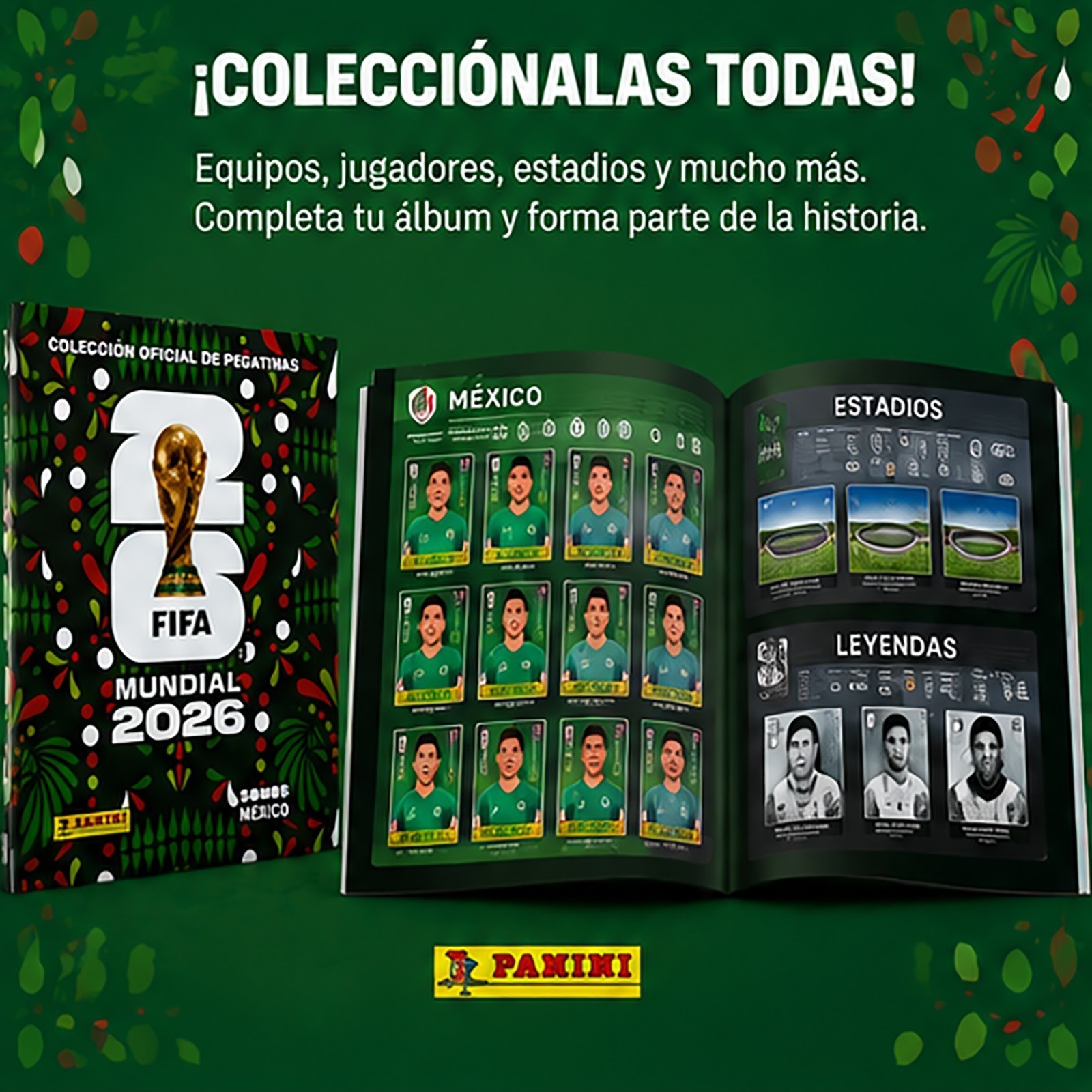 Panini FIFA World Cup 2026 Hard Cover Album Mexico Edition Sealed New