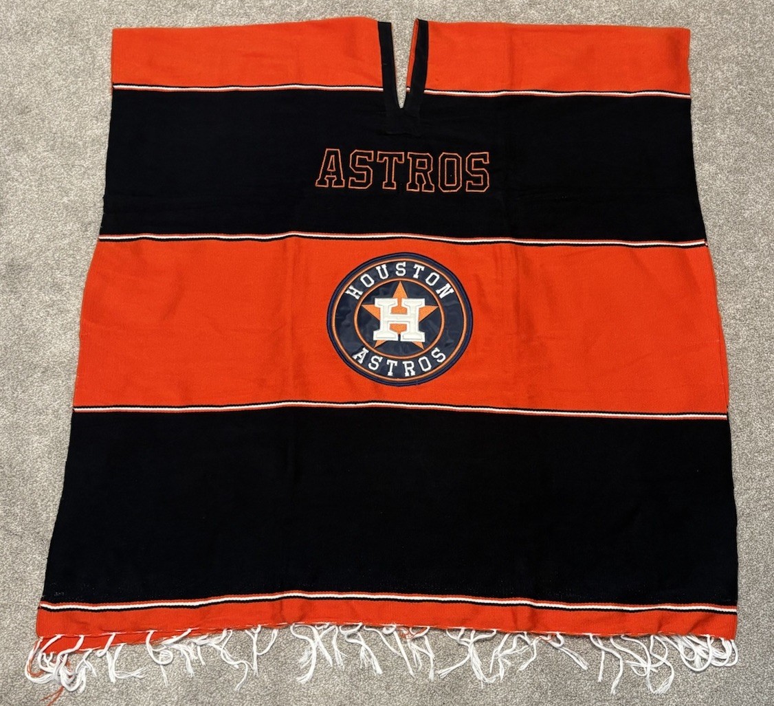 Houston Astros Poncho Mens Large Adult MLB Baseball World Series Champions
