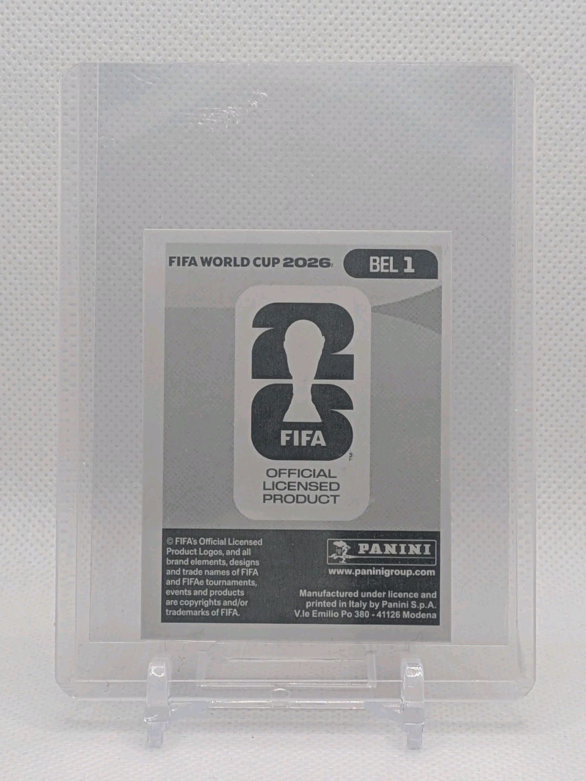 2026 Panini FIFA World Cup Sticker Belgium #BEL1 Emblem Logo Badge Foil