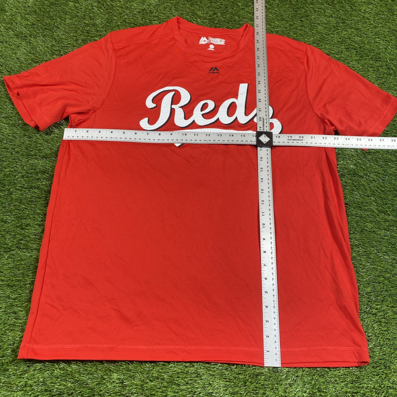Cincinnati Reds Majestic Cool Base Shirt Mens XL Evolution Tee MLB NWOT