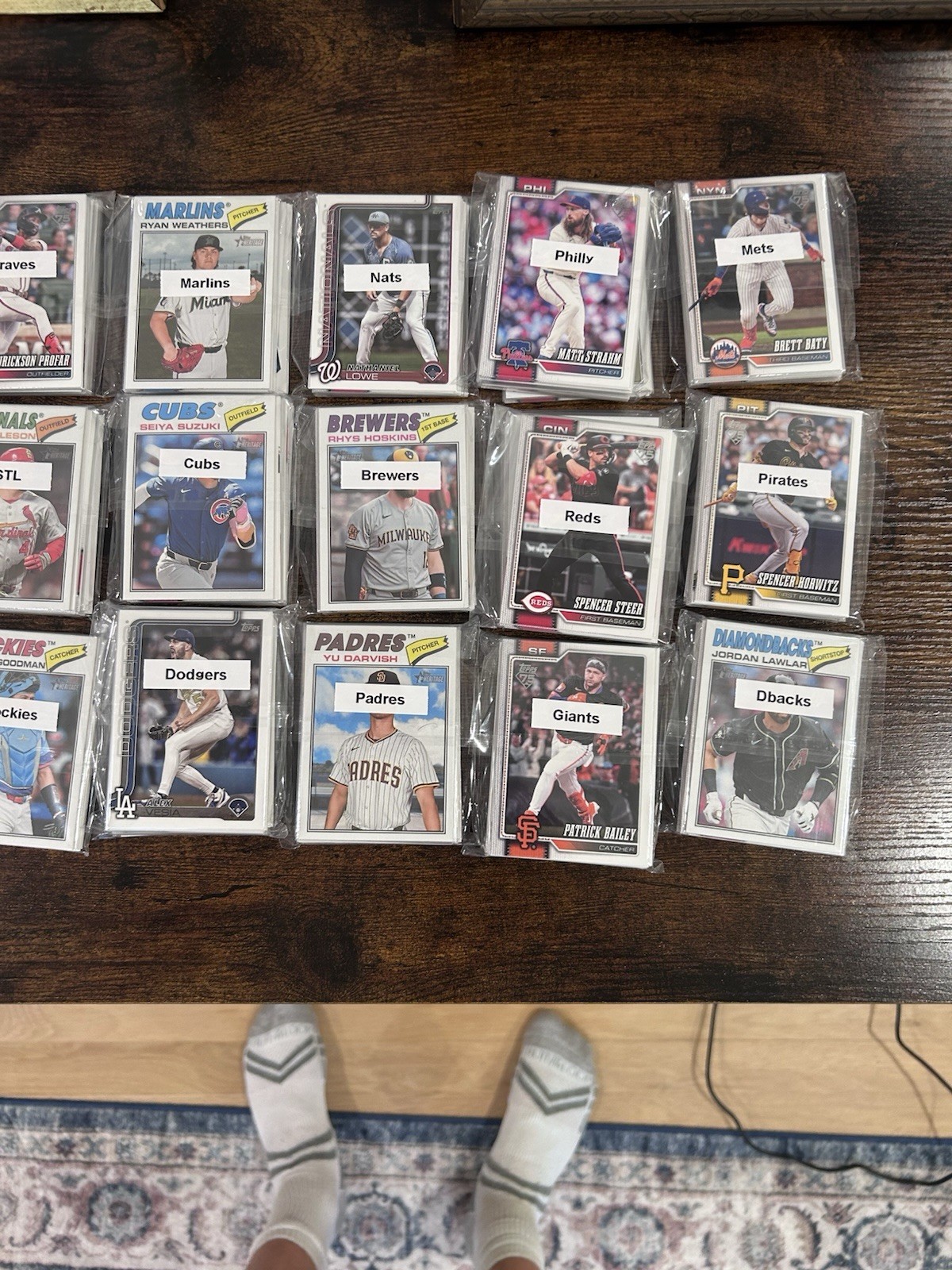 1000+ Base Baseball Cards ALL TEAMS 2025-2026 Topps – Great for Collectors