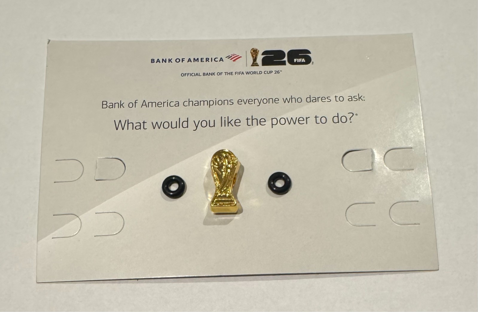 FIFA 26 World Cup Bank of America Bracelet Charm *INDIVIDUAL CHARMS*