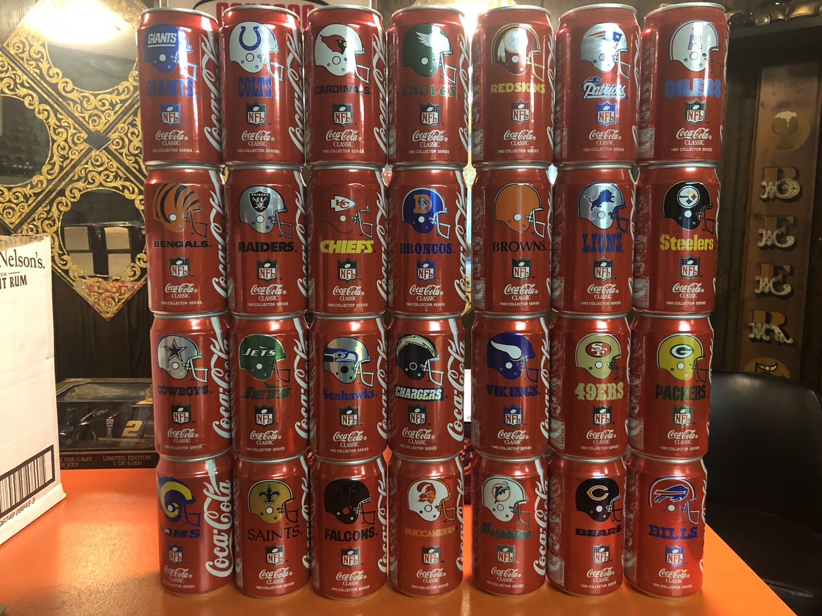 Coke Can Team Set –1993 Series–All 28 Teams